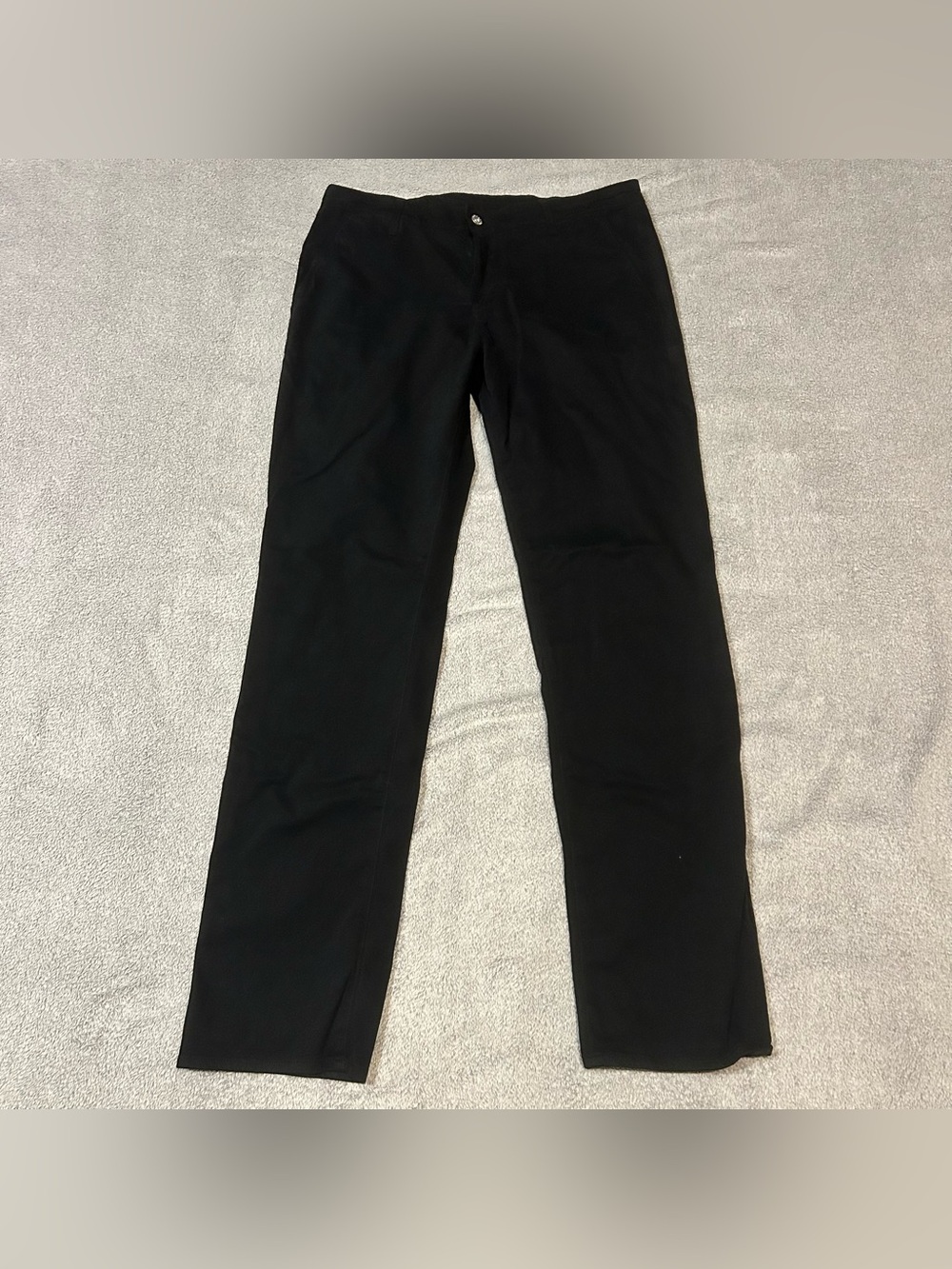 Adriano Goldschmied AG The Lux Khaki Tailored Trouser Chino Pant Black 33R 33x34